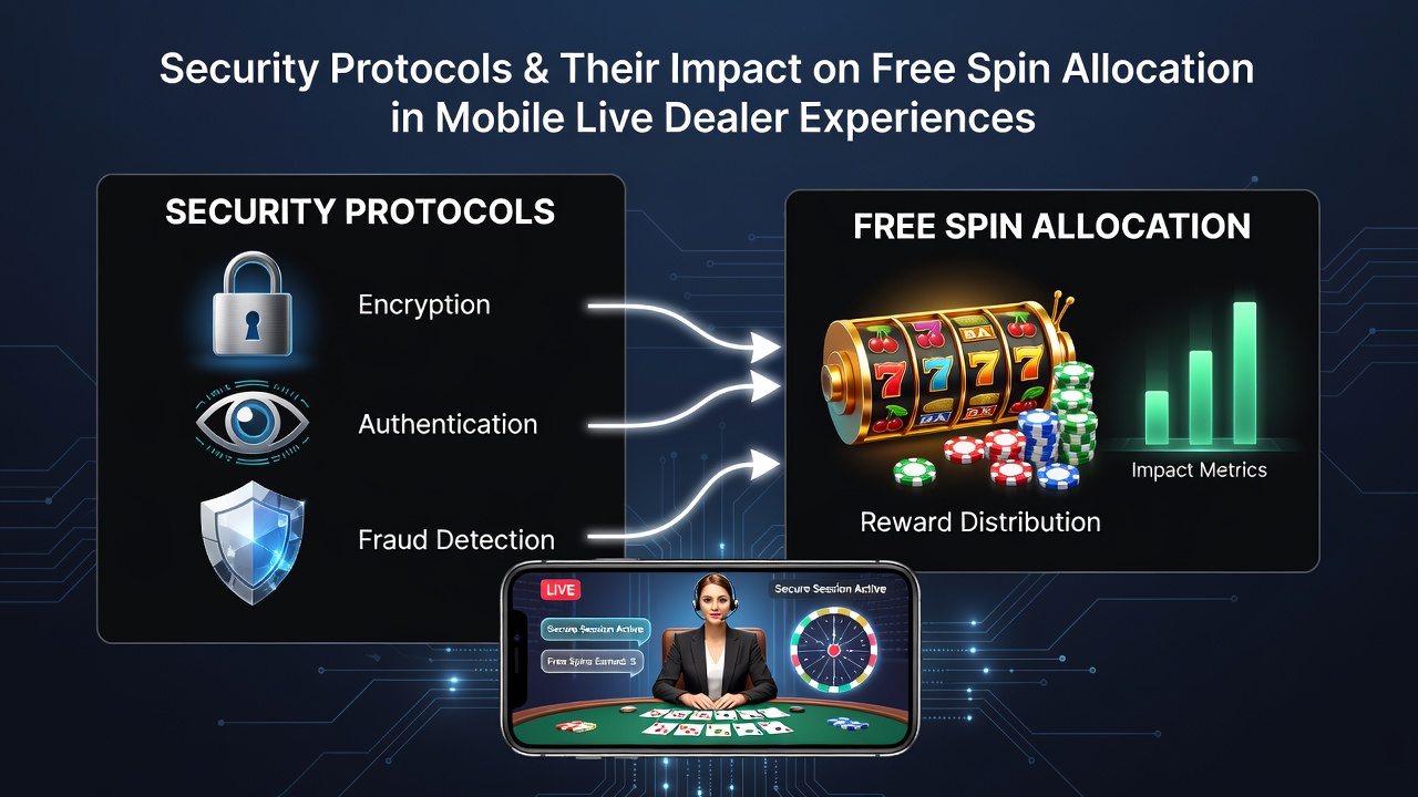 Mobile Live-Dealer-Schnittstelle mit integrierten Sicherheitsprotokollen und Freispiel-Anzeige
