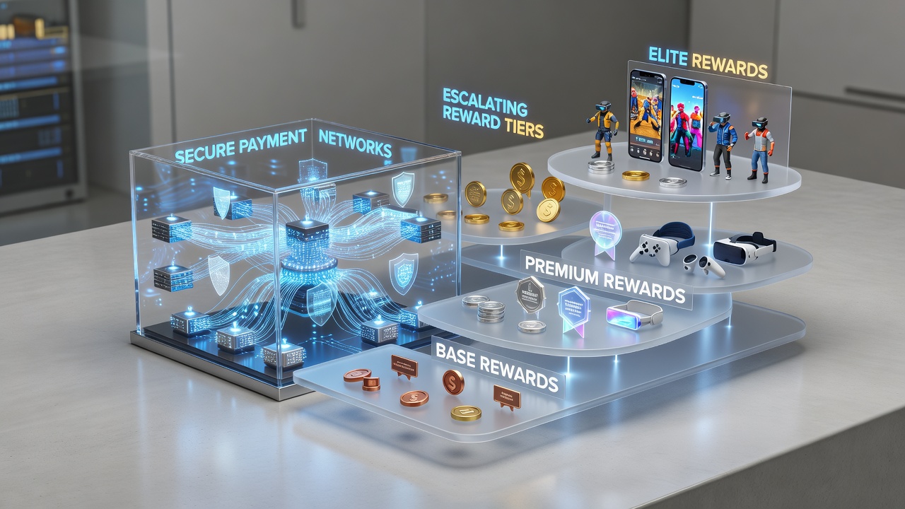 Mobile Live-Action-Gaming mit sicheren Zahlungsarchitekturen und Belohnungstiers